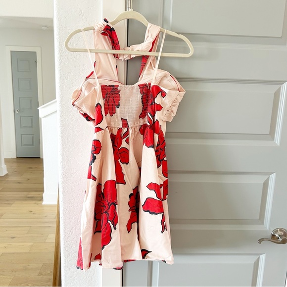 NWT Anthropologie Hutch Wrap Halter Floral Romper - Picture 6 of 9